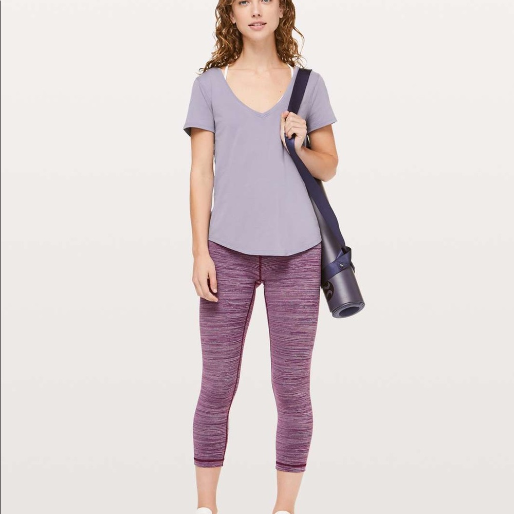 Lululemon Pink and Purple Leggings